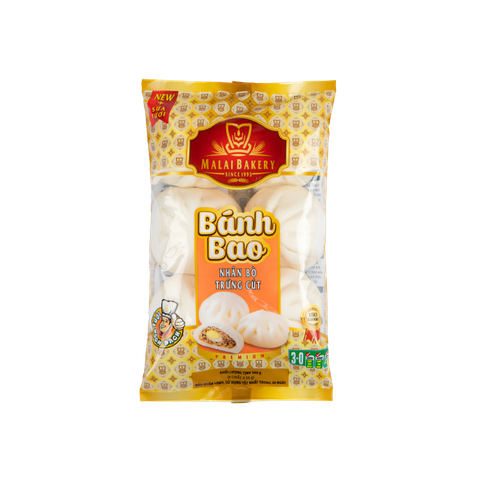 Bánh bao nhân Bò Trứng Cút túi 300Gr