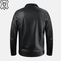 Áo Da Nam Trucker X2 Zip AM25-09
