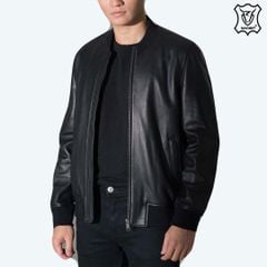 ÁO DA XỊN BOMBER NAM AM23-03