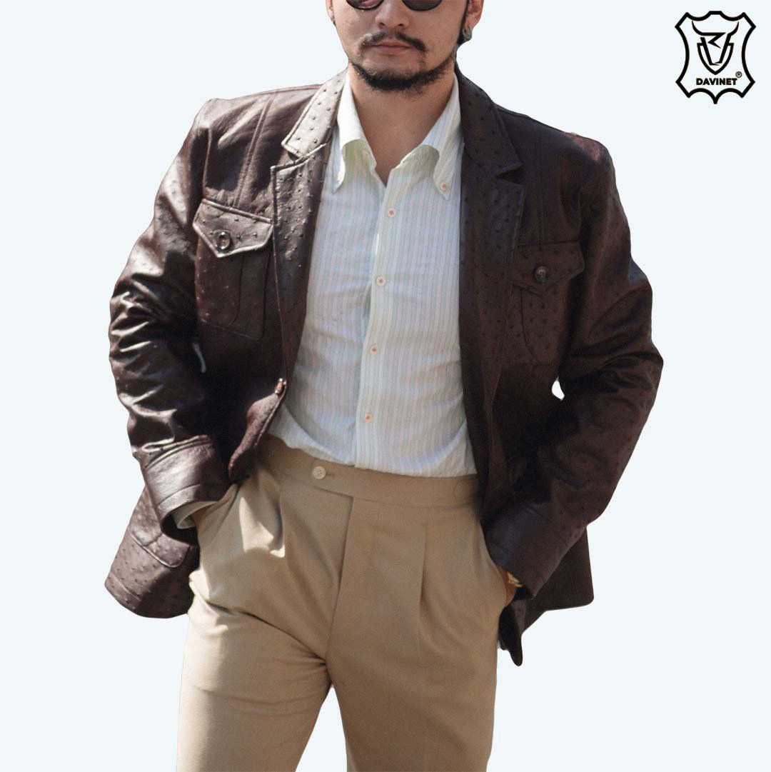 Áo Vest Da  Áo Vest Da Nam Của Thương Hiệu GUDA
