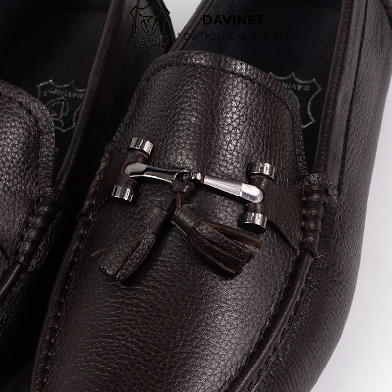 GIẦY LƯỜI DA BÒ NAM DAVINET GPM23-02