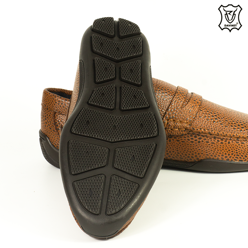 GIÀY LƯỜI NAM VÂN ĐÀ ĐIỂU DAVINET GPM23-03