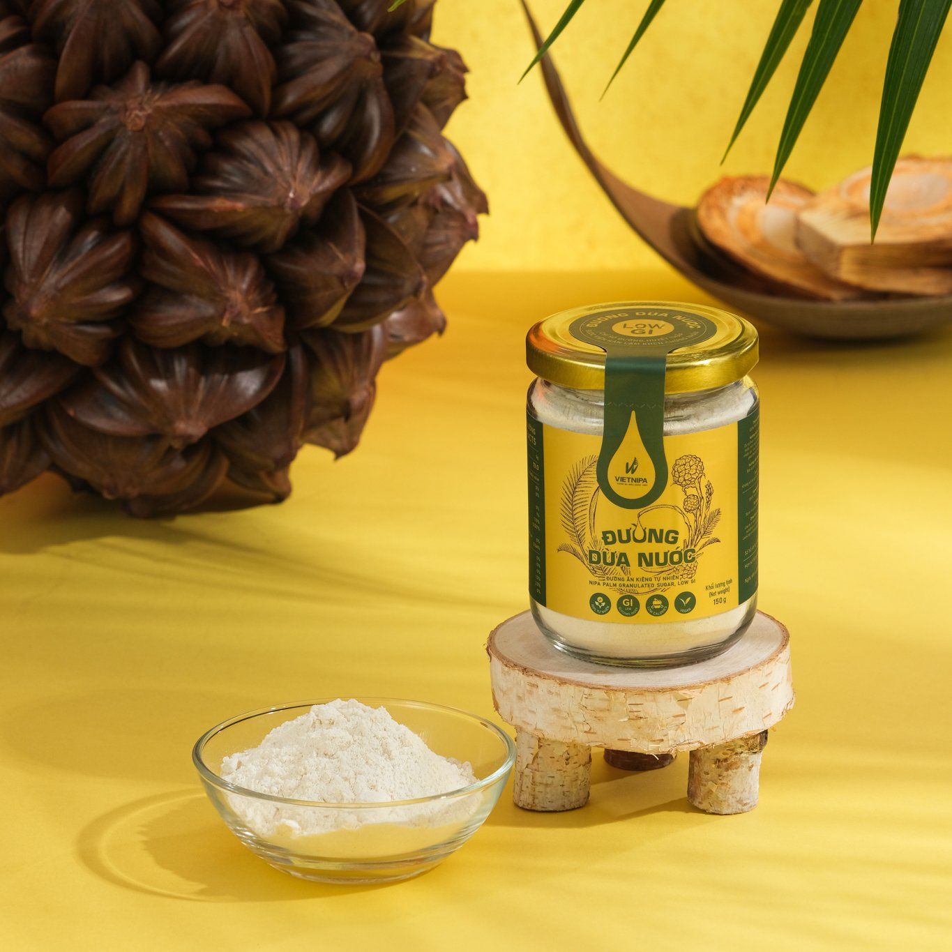  Đường Dừa Nước Hữu Cơ VIETNIPA - 150g 