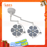  Đèn phẫu thuật full led bóng đôi Petal 6/6 treo trần 