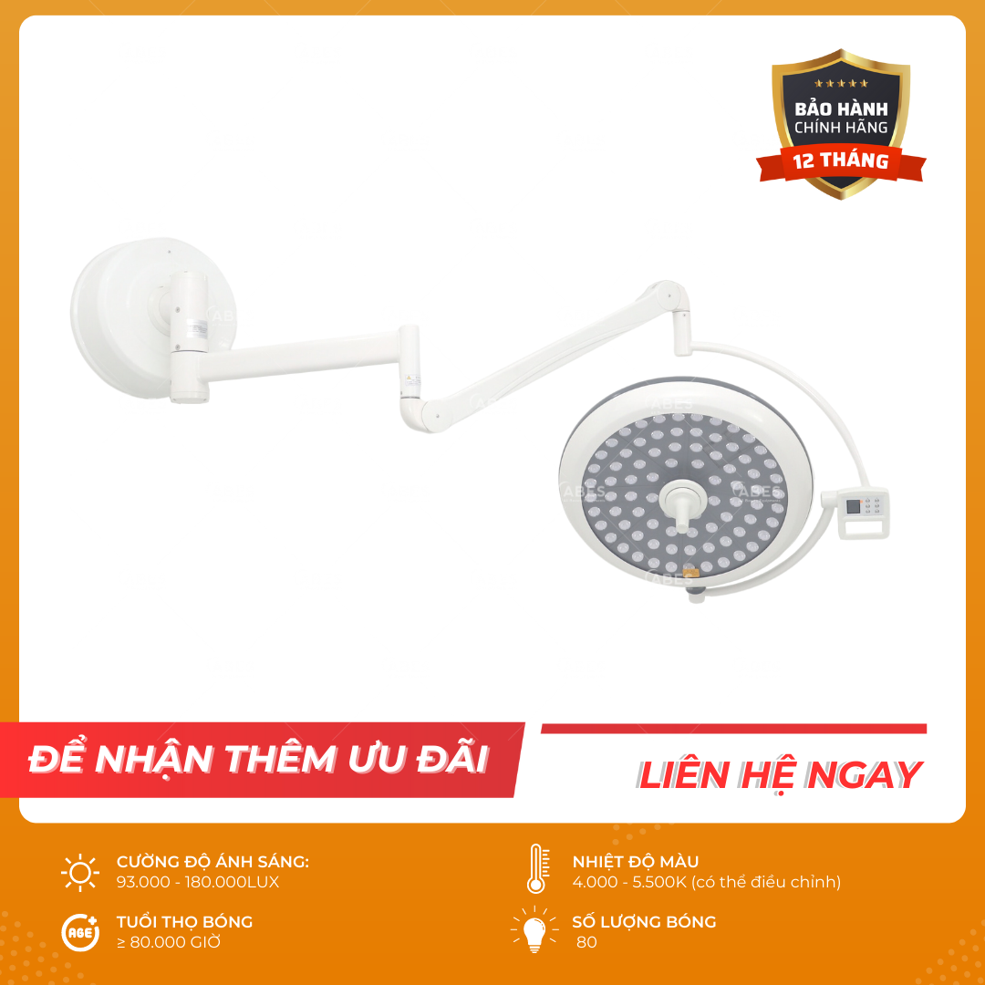 Đèn phẫu thuật Full Led bóng đơn LED700 treo tường – Thiết Bị Thẩm ...