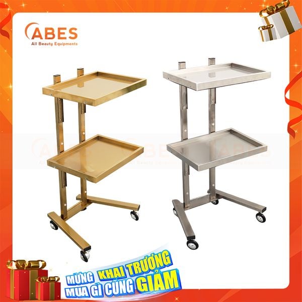  Xe đẩy inox 2 tầng HMTL-5090 