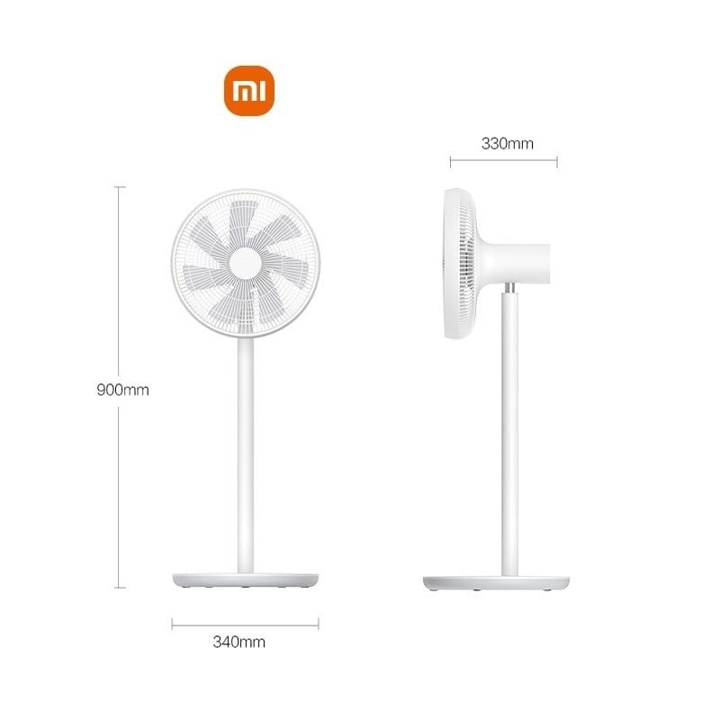  Quạt đứng tích điện không dây thông minh Xiaomi Smartmi Standing Fan 2S - Bản quốc tế kết nối app mihome 