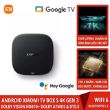  Mibox s 4k gen 3 Xiaomi Tivi box S 4K UHD MDZ-32-AA ( google TV), Android TV - Bản quốc tế 