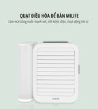  Quạt điều hòa để bàn mini miLife E15 quạt 12cm, 9 cánh, bình nước 1L - Bảo hành 12 tháng 