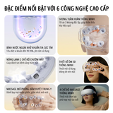  Máy massage mắt bấm huyệt miLife E4 Pro, Massage Bấm Huyệt đa điểm, kết nối bluetooth 
