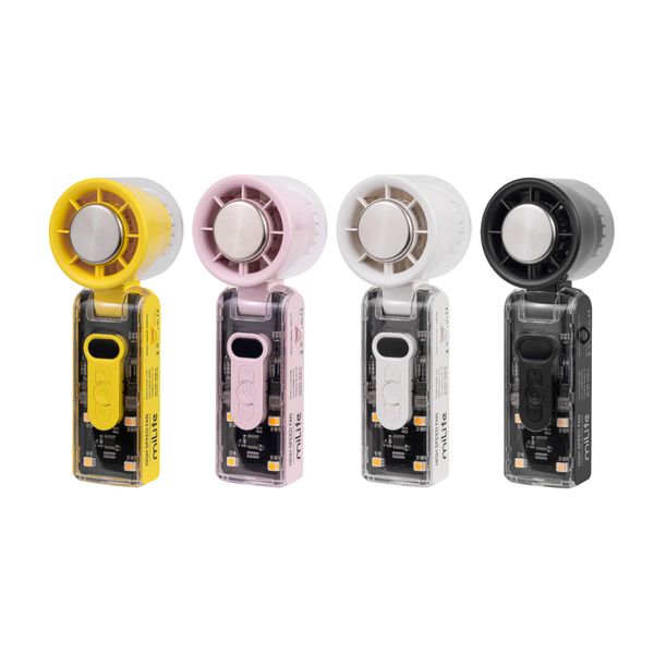  Quạt sò lạnh cầm tay miLife F9P pin 5200mAh trong suốt - Có dây đeo cổ gập được, 100 cấp độ gió 