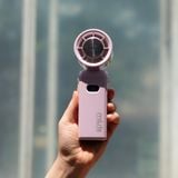  Quạt sò lạnh cầm tay miLife F3P pin 4000mAh - Có dây đeo cổ gập được, 100 cấp độ gió bảo hành 12 tháng 