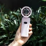  Quạt sò lạnh cầm tay miLife F3P pin 4000mAh - Có dây đeo cổ gập được, 100 cấp độ gió bảo hành 12 tháng 