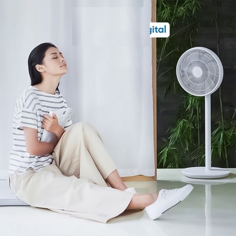  Quạt đứng tích điện không dây thông minh Xiaomi Smartmi Standing Fan 2S - Bản quốc tế kết nối app mihome 