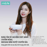  Máy massage mắt bấm huyệt miLife E4 Pro, Massage Bấm Huyệt đa điểm, kết nối bluetooth 