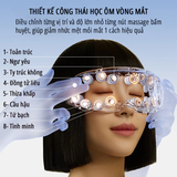  Máy massage mắt bấm huyệt miLife E4 Pro, Massage Bấm Huyệt đa điểm, kết nối bluetooth 