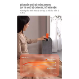  Quạt sưởi gốm để bàn Xiaomi miLife làm nóng nhanh hẹn giờ tắt - Công suất 2000W bảo hành 12 tháng 