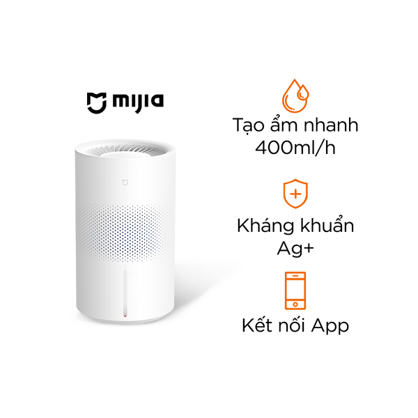  Máy tạo độ ẩm Xiaomi Mijia Gen 3 dung tích 4 lít - Không phun sương bản nội địa kết nối app thông minh 