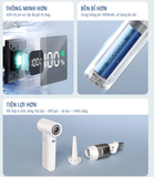  Quạt phản lực cầm tay đa năng miLife F1 pin 5000mAh - Tích hợp đầu hút có thể làm máy hút bụi đa năng 