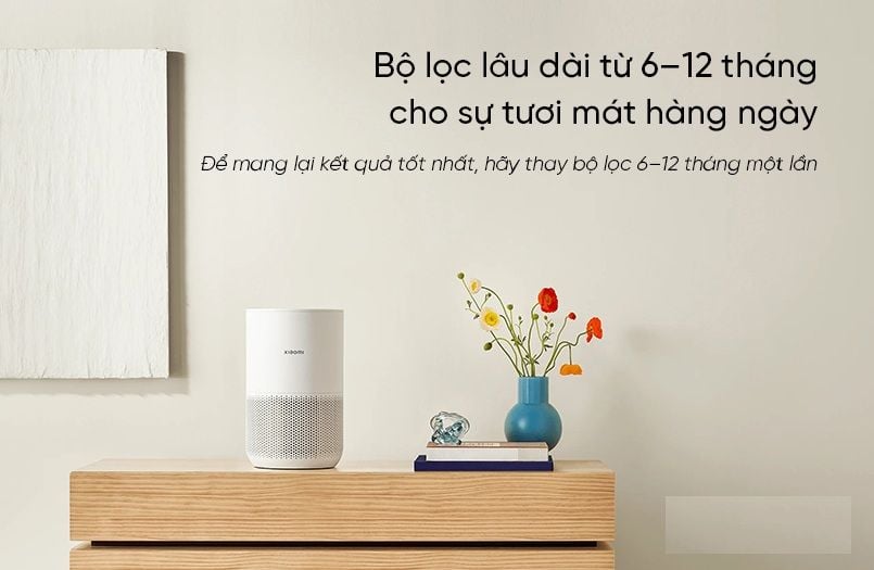  Máy lọc không khí Xiaomi Smart Air Purifier 4 Compact - Bản quốc tế bảo hành 12 tháng 