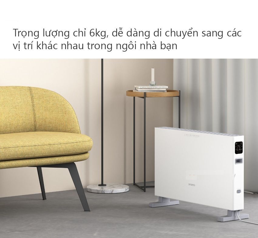 Máy sưởi thông minh Xiaomi Smartmi 1S màn hình cảm ứng kết nối ...