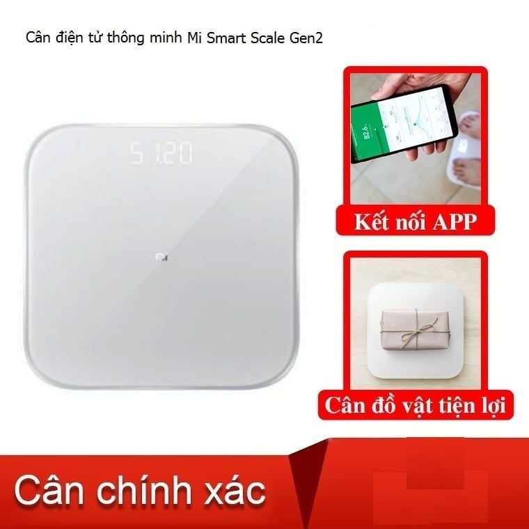  Cân điện tử thông minh Xiaomi Gen2 Scale 2 Universal cân thể chất xiaomi 