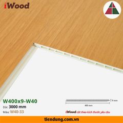 Tấm ốp phẳng iWood W400 (W400x9-W40-33)