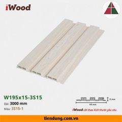 Tấm ốp dạng 3 sóng thấp 3S15 (W195x15-3S15-1)