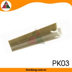 Nẹp Nhựa Vân Đá Góc Trong PK03