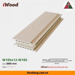 Tấm ốp phẳng hèm U (W105x12-W105-1)