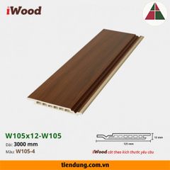 Tấm ốp phẳng hèm U (W105x12-W105-4)