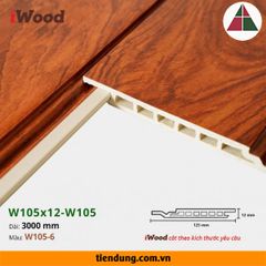 Tấm ốp phẳng hèm U (W105x12-W105-6)