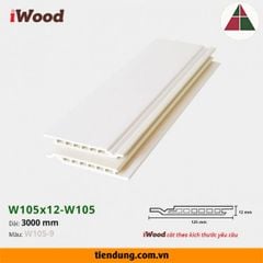 Tấm ốp phẳng hèm U (W105x12-W105-9)