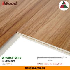 Tấm ốp phẳng iWood W400 (W400x9-W40-3)