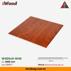 Tấm ốp phẳng iWood W400 (W400x9-W40-7)