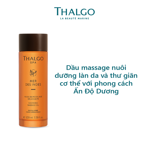  Dầu massage nuôi dưỡng làn da và thư giãn cơ thể với phong cách Ấn Độ Dương Soothing Massage Oil 