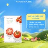  Combo mix ngẫu nhiên 5 mặt nạ Nature Republic hỗ trợ cấp ẩm, làm dịu, phục hồi và đều màu da Real Nature 23ml 