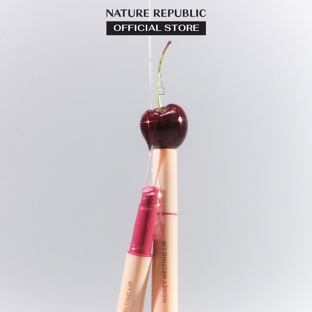  Son bóng dưỡng môi có màu Nature Republic Honey Melting Lip 3g 