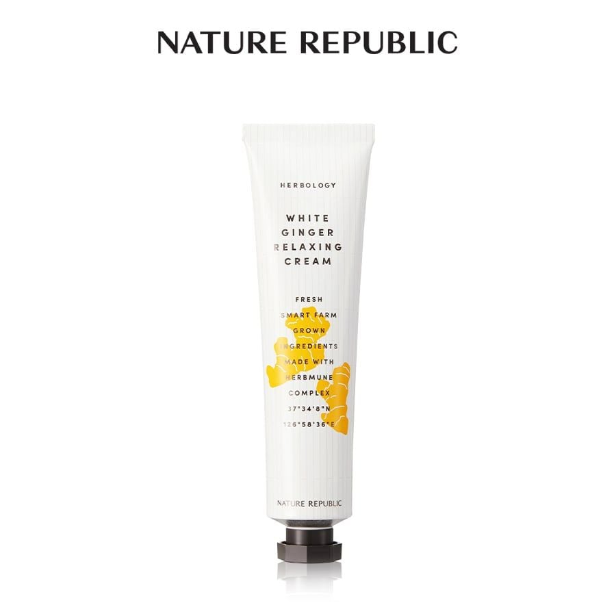  Kem dưỡng BODY Nature Republic Herbology White Ginger Relaxing Cream 70ml 