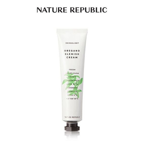  Kem dưỡng Nature Republic Herbology Oregano Blemish Cream 70ml(date tháng 10.2025) 