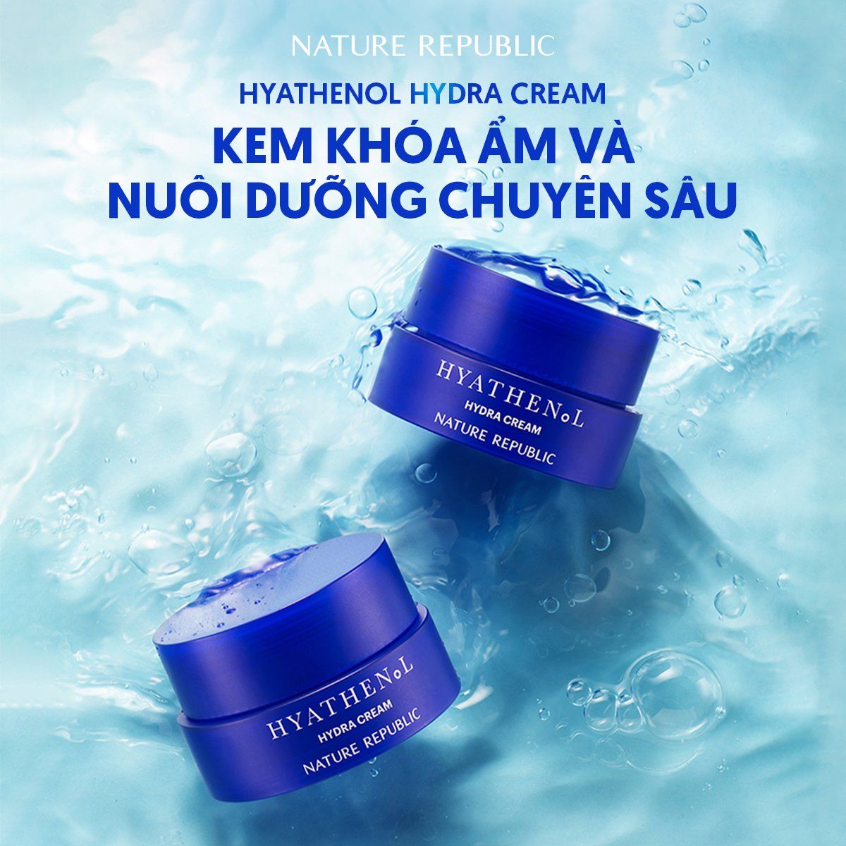  Nature Republic Kem dưỡng  Hyathenol Hydra Cream 50ml 