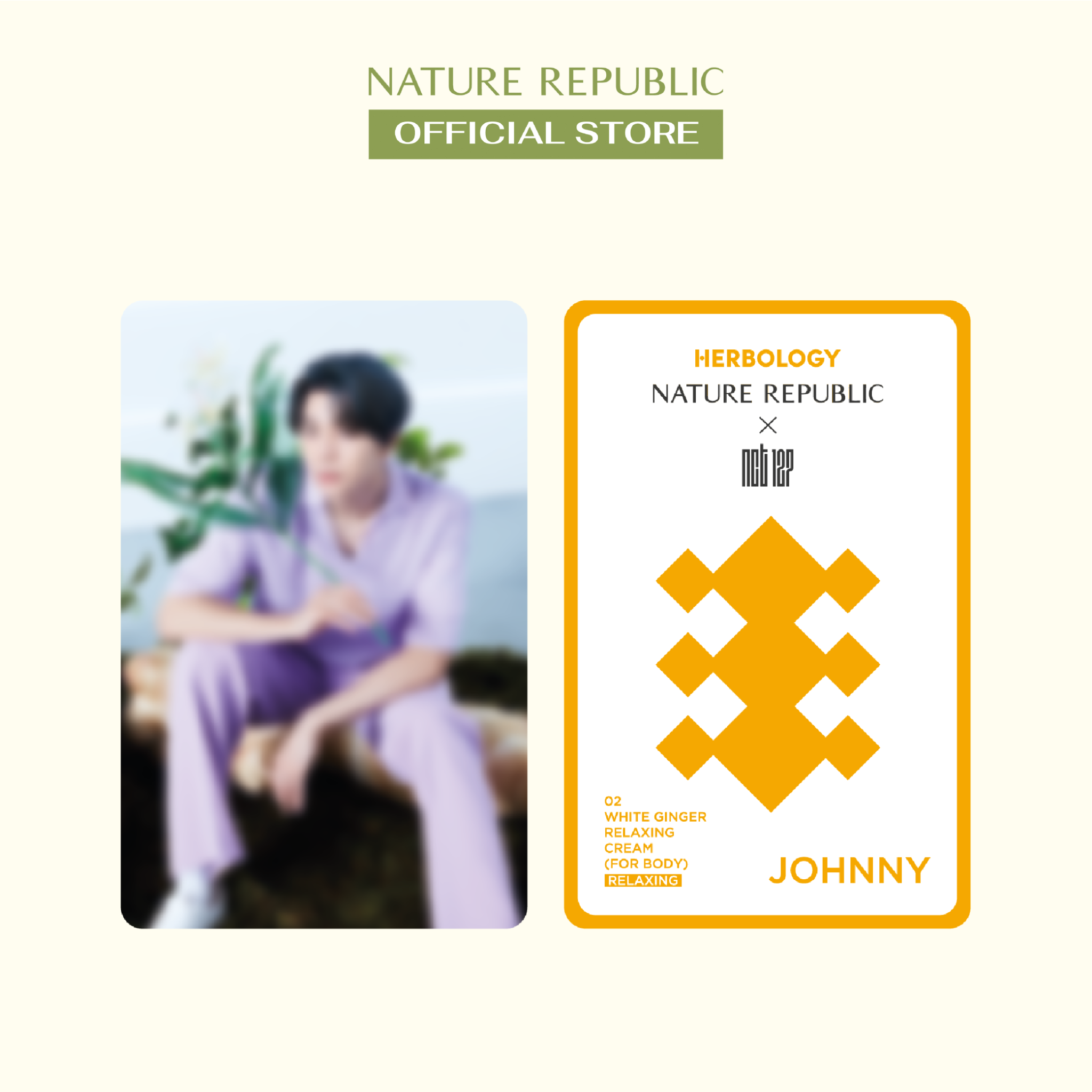  [Nature Republic x NCT127] HERBOLOGY Photocard - JOHNNY 