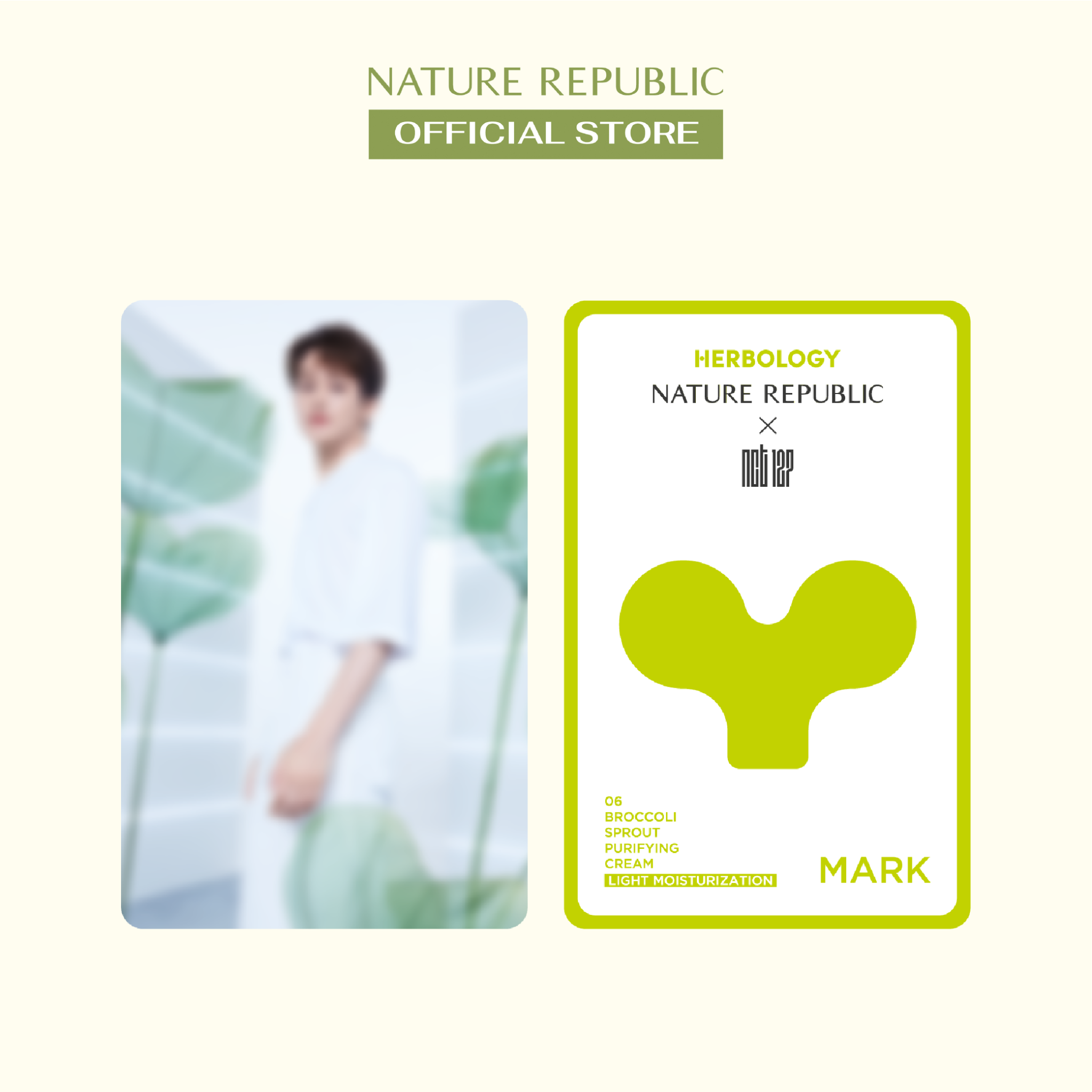  [Nature Republic x NCT127] HERBOLOGY Photocard - MARK 