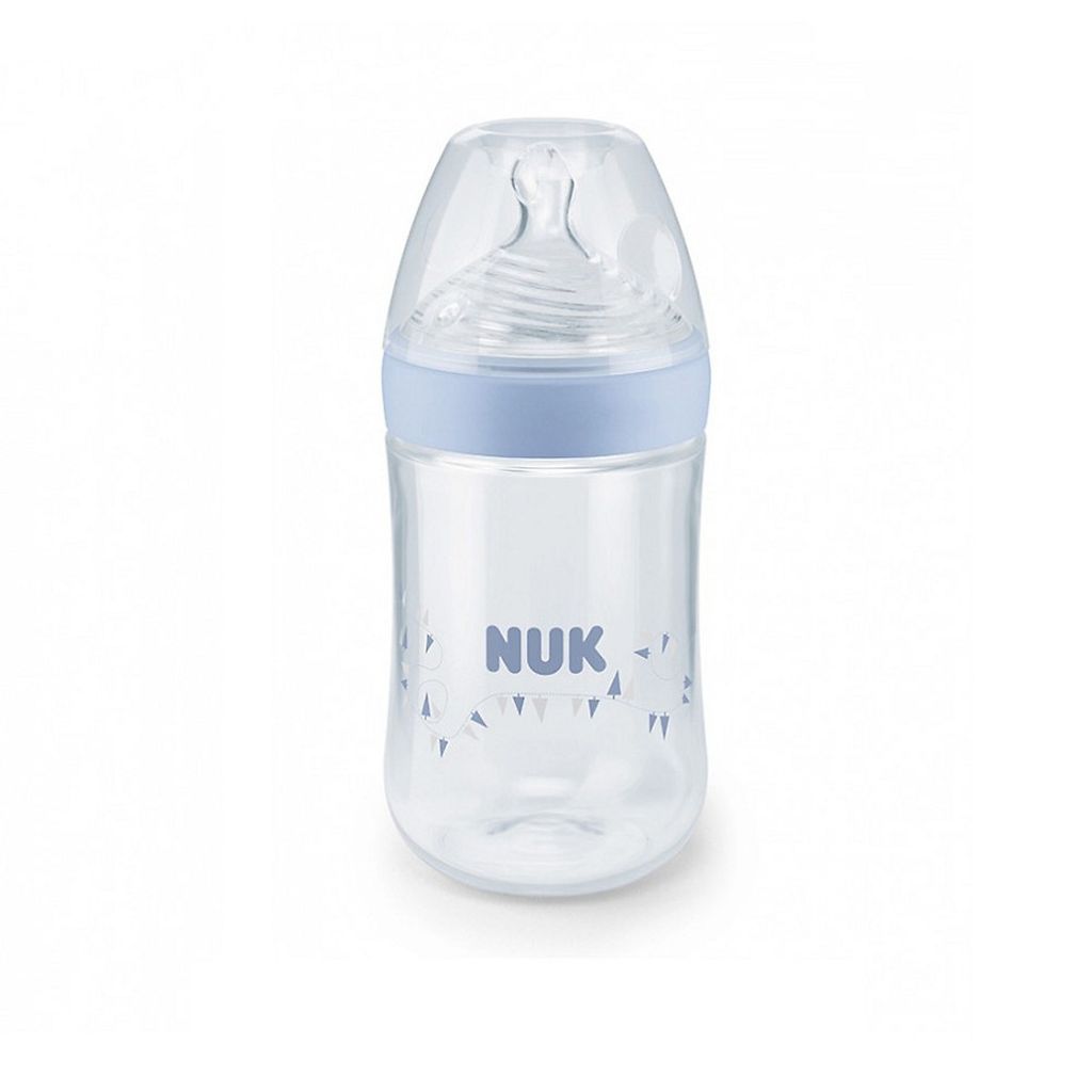 Bình sữa NUK PP Nature Sense 260ml núm ty Silicone S1 - M