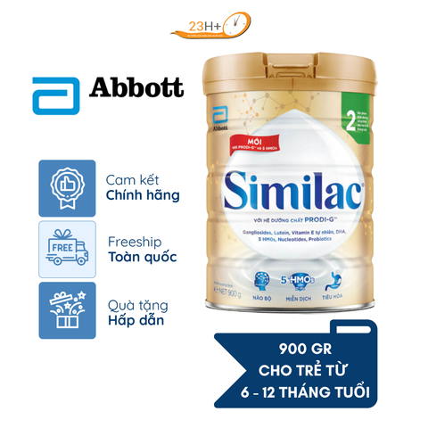 Sữa Bột Abbott Similac IQ Plus HMO Số 1 900g Mới