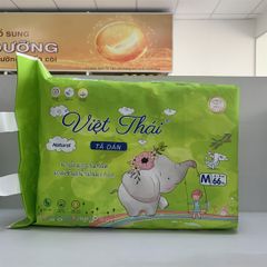 Bỉm TÃ Dán Cho Bé Việt Thái Natural Size M66 23h.shop Thiết Kế 2 Lớp Chống Tràn Siêu Mỏng Thấm Hút Tốt