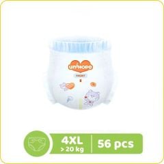 TÃ EM BÉ DẠNG QUẦN UNIHOPE SIZE 4XL - 56 MIẾNG