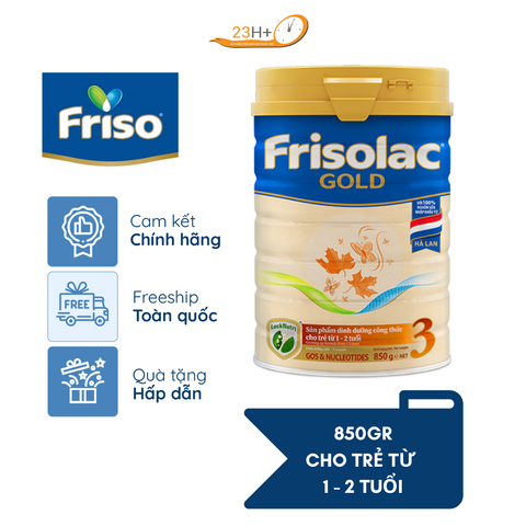 Sữa Bột Frisolac Gold 3 850g (Mới)