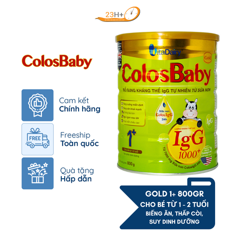 Sữa Non Colosbaby IQ Gold 1+ 800g