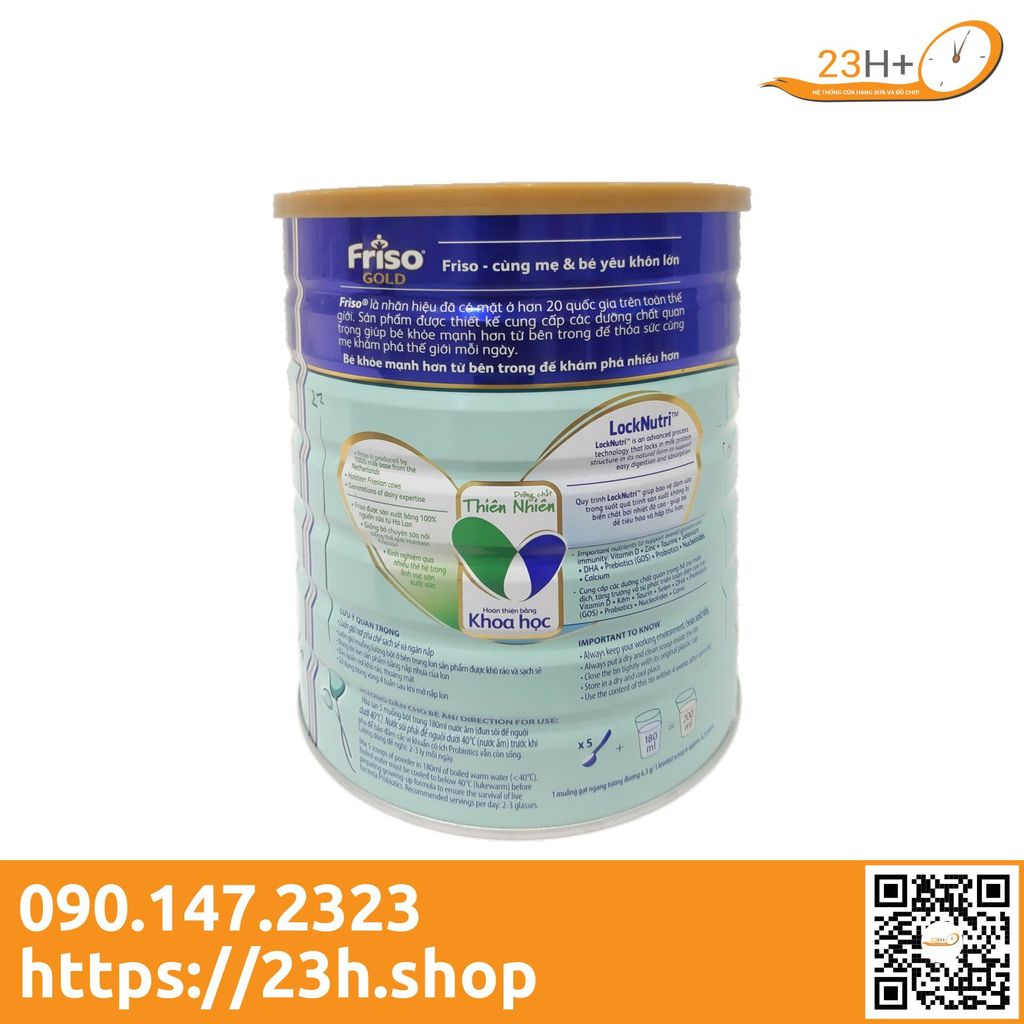 Sữa Bột Frisolac Gold 4 1500g